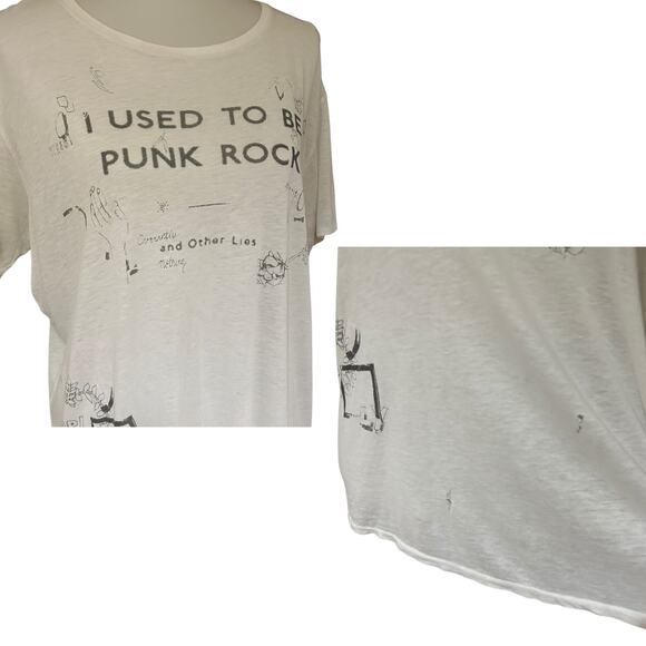 R13 Punk Rock Scribble Boy Graphic T-Shirt Japanese Jersey – Small - Picture 8 of 8